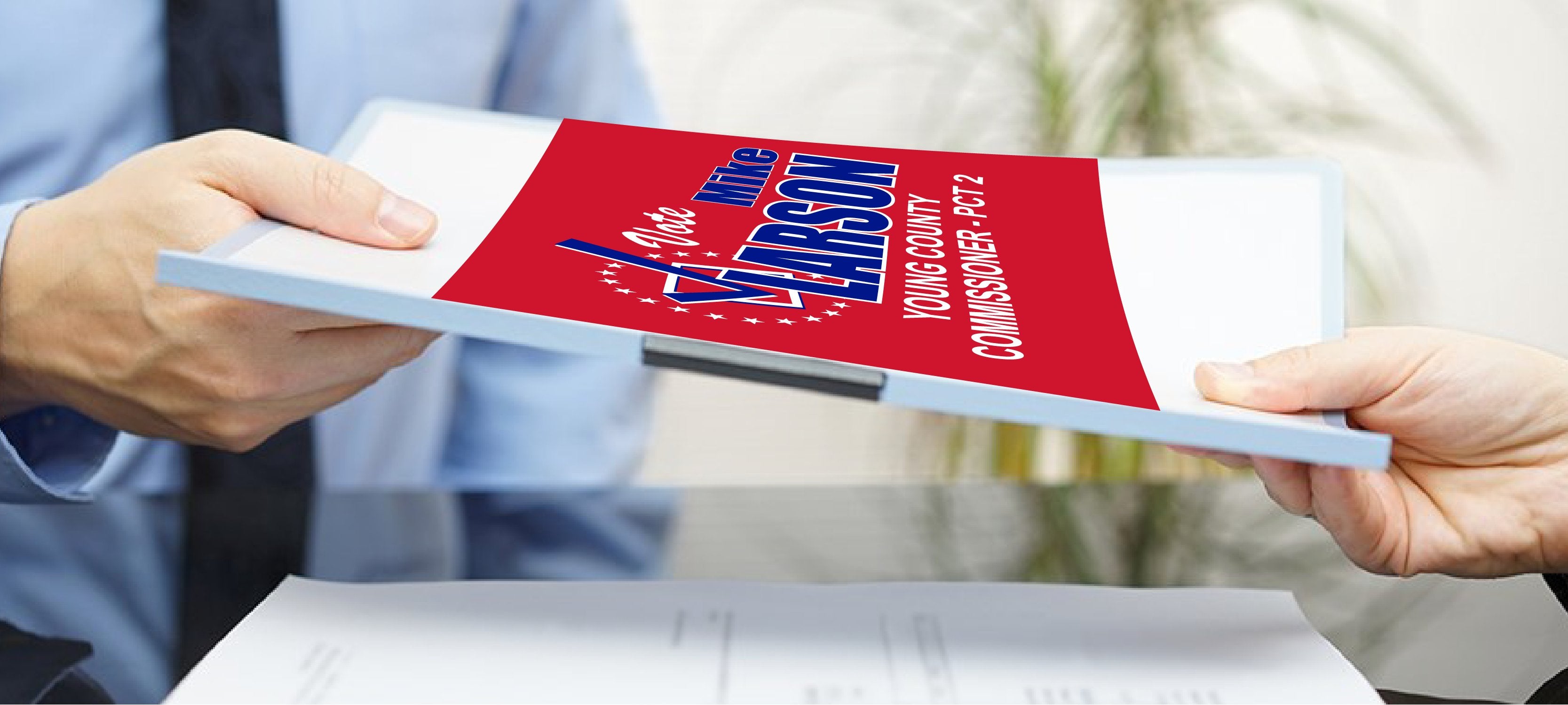 Printing Political Sign