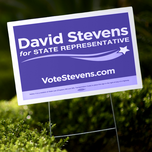 36" x 24" Campaign Yard Signs Bulk Order - Coro (25 and more)